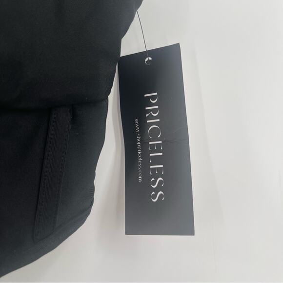 PRICELESS Bustier Size Small Can’t Resist Black NWT Boning Sexy Sheer Mesh Crop - Picture 5 of 14